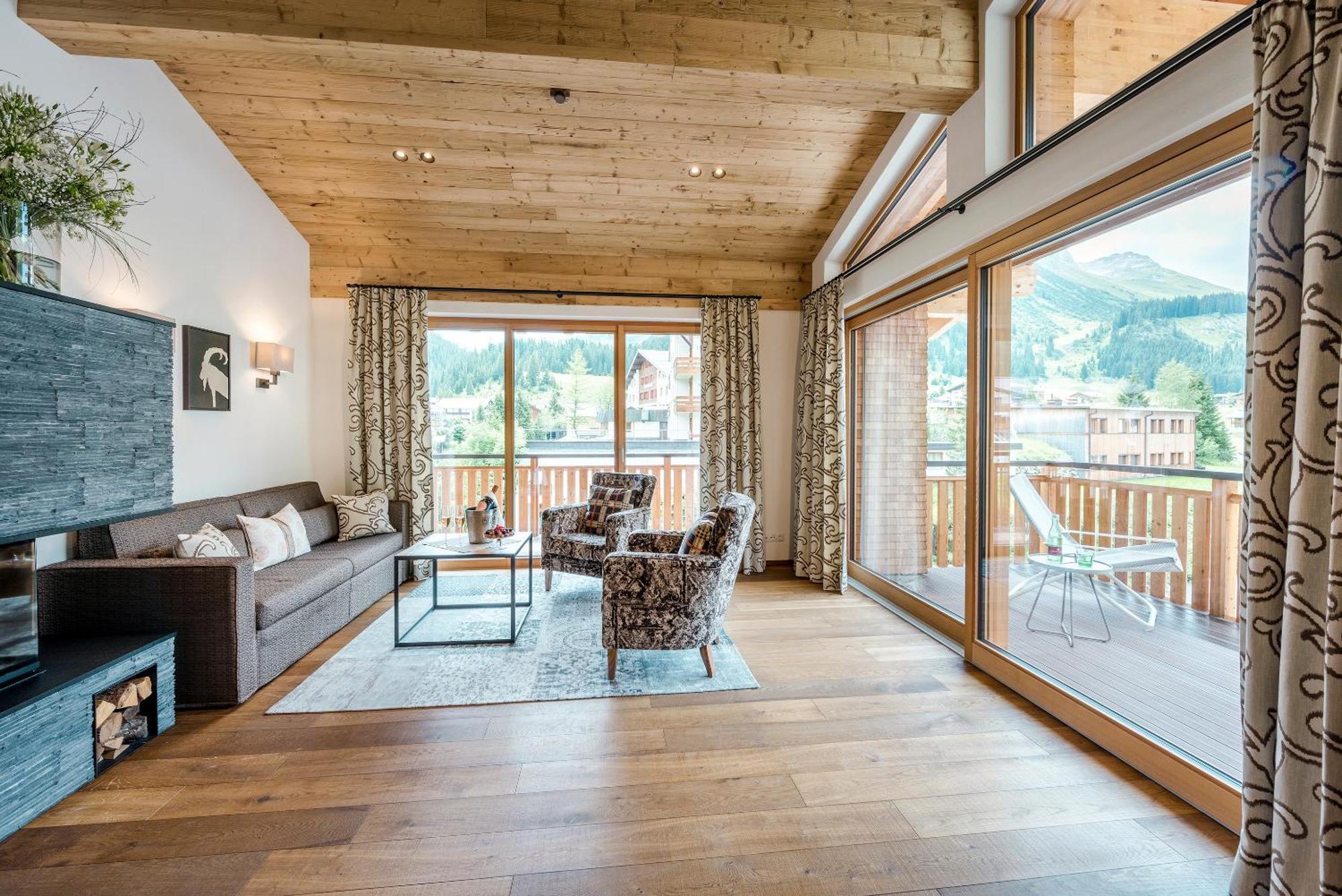 Hotel Auenhof Lech am Arlberg Esterno foto